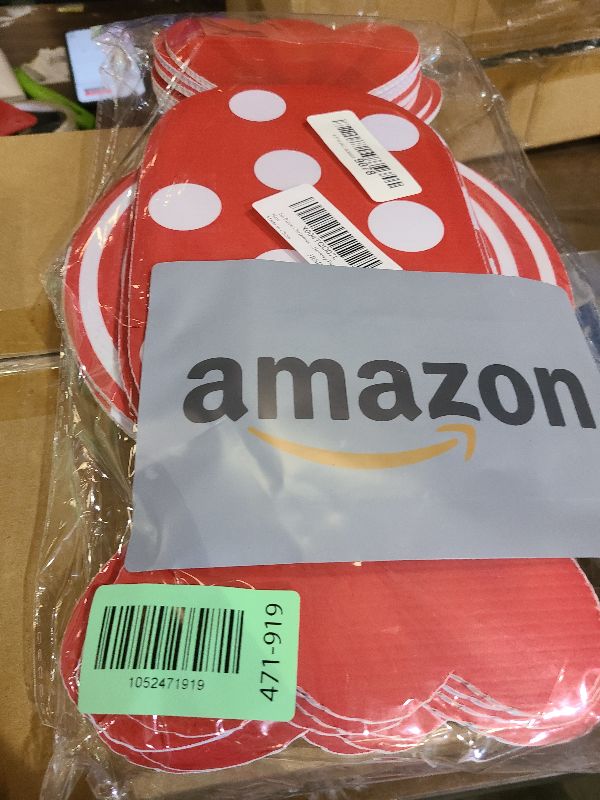 Photo 1 of 10-Piece Christmas Candy Yard Signs with Stakes Decorations – 10 Assorted Designs 14 Inches Large Peppermint and Lollipop Signs for Outdoor Garden and Lawn Holiday Party Favor