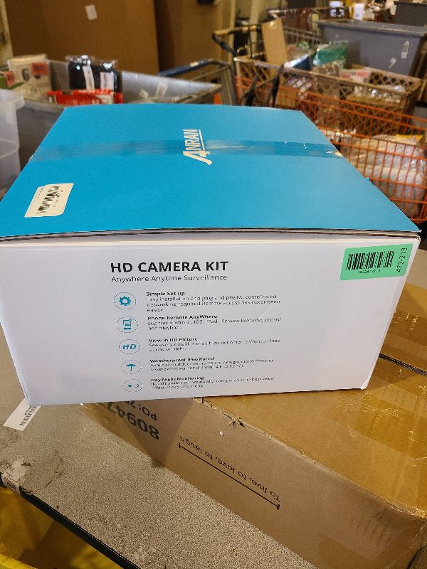 Photo 1 of ANRAN Wireless Security Camera System, 10.5" 4K Monitor with 4x5MP PTZ WiFi-6 Camera, Auto-Tracking, 2-Way Audio, Human/Vehicle/Pet/Parcel Detection, 8CH NVR with 2TB HDD, No Monthly Fee