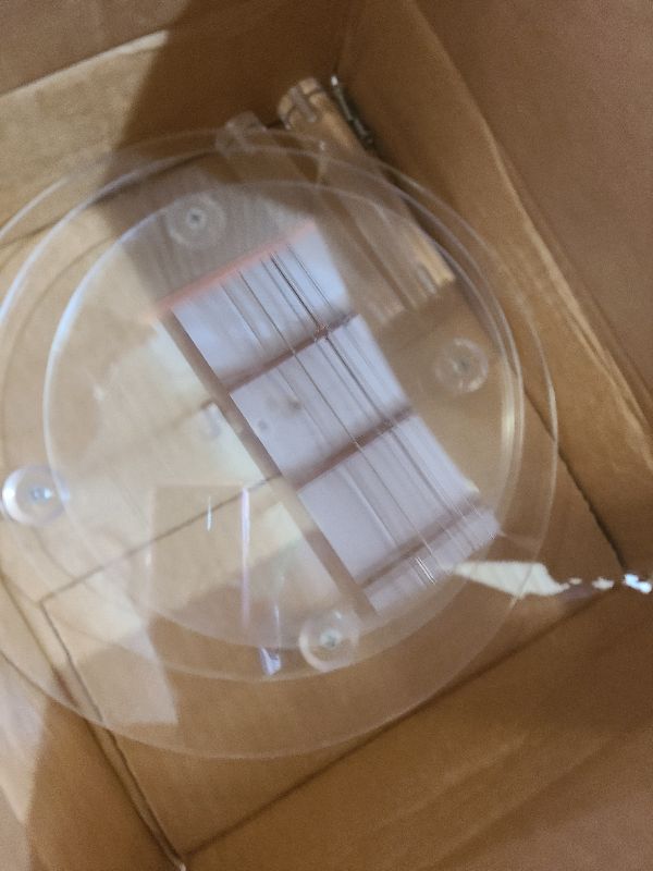 Photo 1 of Acrylic Cupcake Stand, Clear Dessert Tower Holder Display with Base for Wedding, Party, Baby Shower, 3 Tier Round, Transparent