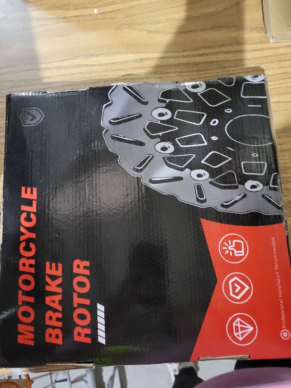 Photo 3 of RAPIHIDAN 11.8" Floating Brake Rotor Rear Disc Compatible with Harley Davidson Touring Road King 08-20, Road Glide Street Glide 08-13, Dyna Fat Bob 08-17, Trike V-ROD