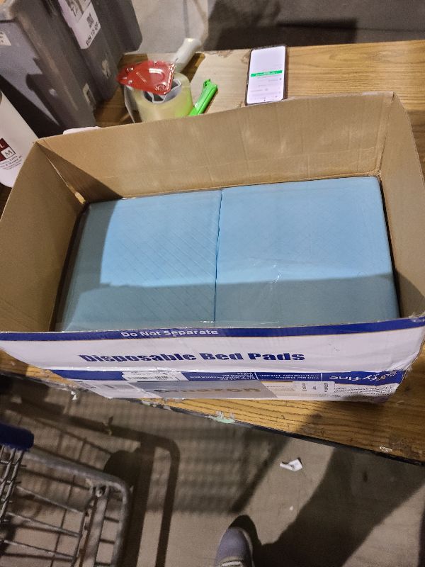 Photo 1 of 100 Count Disposable Beds Pads,23"x36" Waterproof Adults Incontinence Chucks Underpads,Absorbent Leakproof Pee Pads for Kids,Elderly,Extra Large Dog Puppy Training Pad,Baby Changing Liner