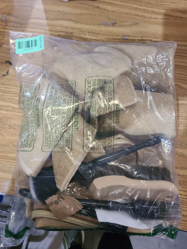 Photo 1 of 10PCS Car Cleaning Kit, Car Detailing Kit Interior Cleaner, Long Bristle Horse Hair Leather Cleaning Brush, Car Detailing Brushes, Microfiber Cloth & Applicator, Car Cleaning Supplies for Interior