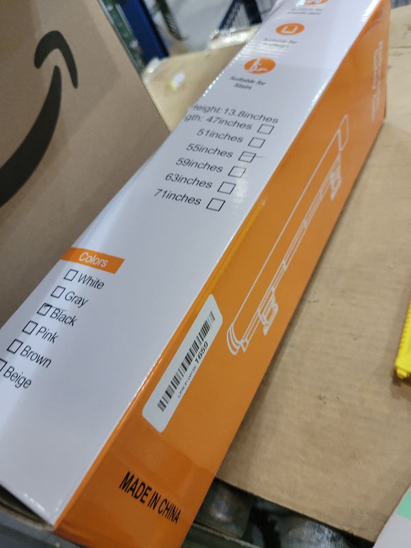 Photo 1 of 14" H Short Dog Gate Pet Gates Puppy Gate 59" Wide Step Over Pet Fence, Mesh Retractable Indoor Outdoor Expands Up to 59 Inches Small Dog Gates for Doorways Stairs