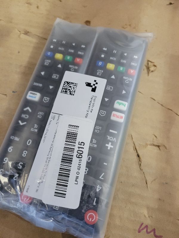 Photo 1 of ?Pack of 2? New Universal Remote for All Samsung TV Remote, Replacement Compatible for All Samsung Smart TV, LED, LCD, HDTV, 3D, Series TV