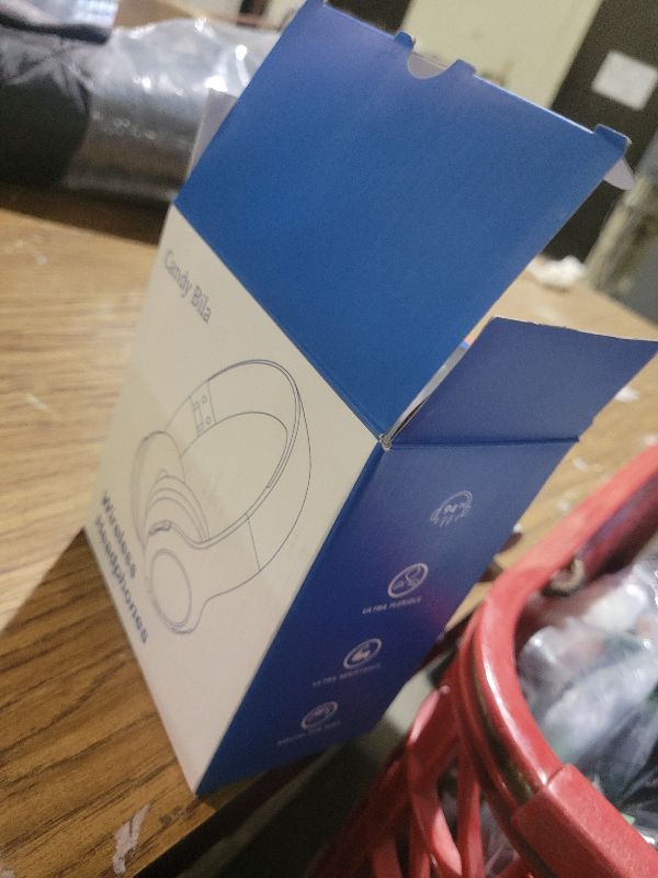 Photo 1 of 2024 Bluetooth Kids Headphones Fit for Aged 3-21, Colorful LED Lights Comfort Wireless Headphones with Microphone 94dB Volume Limited for School/iPad/PC/TV/Cellphones, Wired & TF Card Mode, Navy Blue