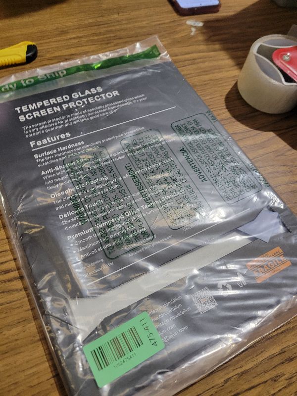 Photo 1 of Ailun 2 Pack Screen Protector for iPad Pro 13 Inch 2025/2024 [8th/7th Generation,M5/M4] + 2 Pack Camera Lens Protector,Tempered Glass Case Friendly, Face ID Apple Pencil Compatible 4 Pack