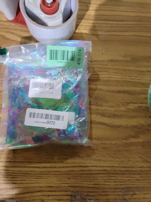 Photo 1 of 110Pcs in 10 Colors Ceramic Christmas Tree Replacement Bulbs - Plastic Lights Pegs, Included Angel Topper?Snowflake Top?Cross Stars.