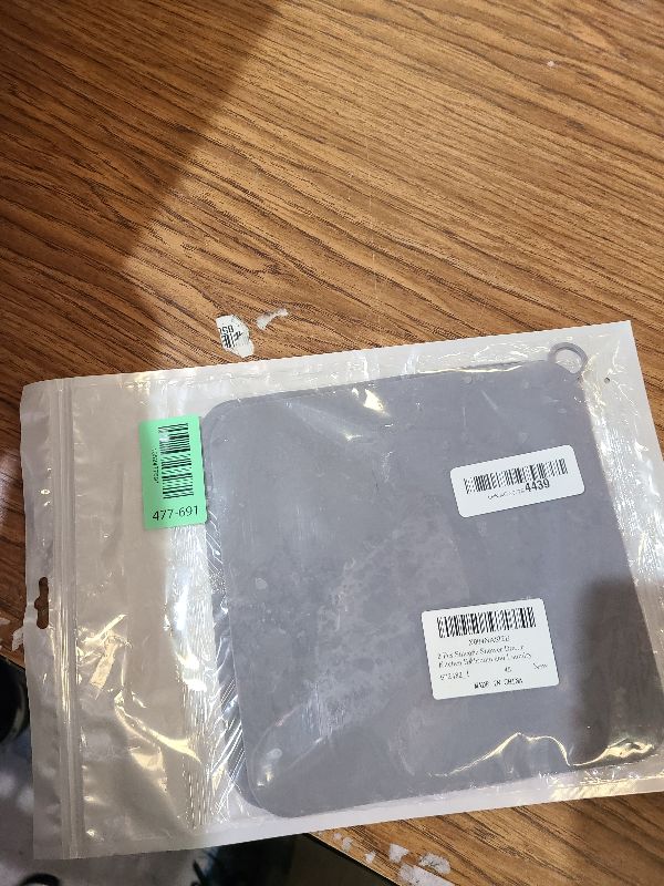 Photo 1 of 2 Pcs Silicone Shower Drain Stopper, 8 x 8 Inch Bathtub Floor Drain Cover Grey Tub Stopper Bathtub Draining Stoppers Sewer Anti-Odor Deodorizing Mat Plugs for Kitchen Bathroom and Laundry