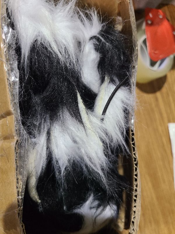 Photo 1 of 2 Pack 50 Inch Giant Halloween Light up Spiders Outdoor Decorations, Scary Giant Spider with 26 Purple LED Lights, Fake Large Spider for Indoor Outside Haunted Party Favor Yard Home House Props Decor