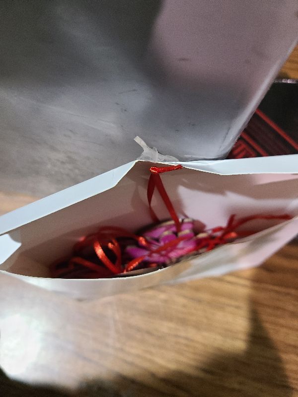 Photo 1 of 12 Pcs Christmas Hanging Ornaments for Tree Pink Ribbon Breast Cancer Awareness Sign Double Sided Wooden Pendants Christmas Ornaments for Xmas Tree Party Decor