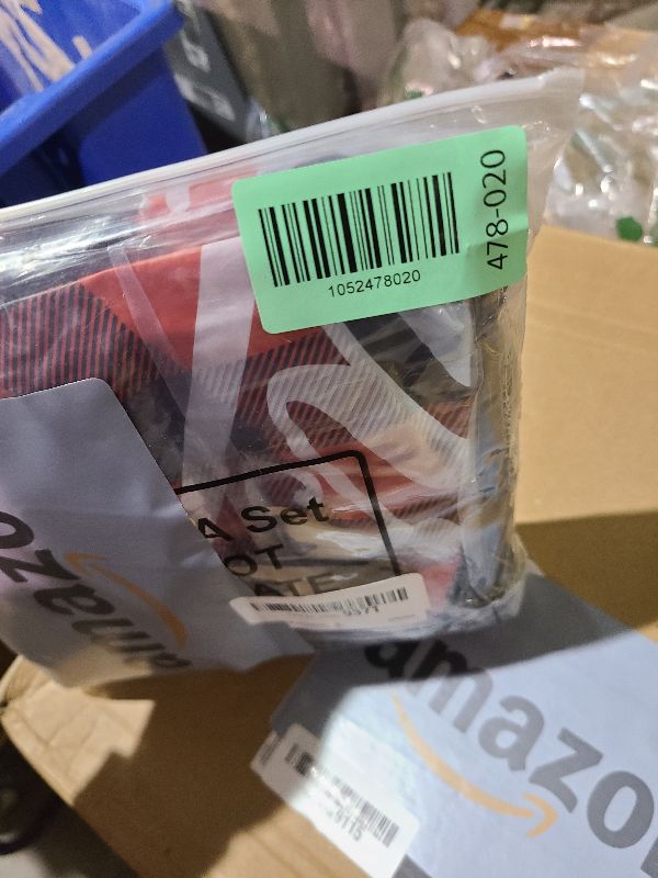 Photo 1 of 2 Pieces 32 Inch Giant PVC Inflatable Christmas Decorated Ball Ornaments Outdoor Large Xmas Blow Ball Decorations for Christmas Themed Party Ornaments(Plaid Style,Red Black)