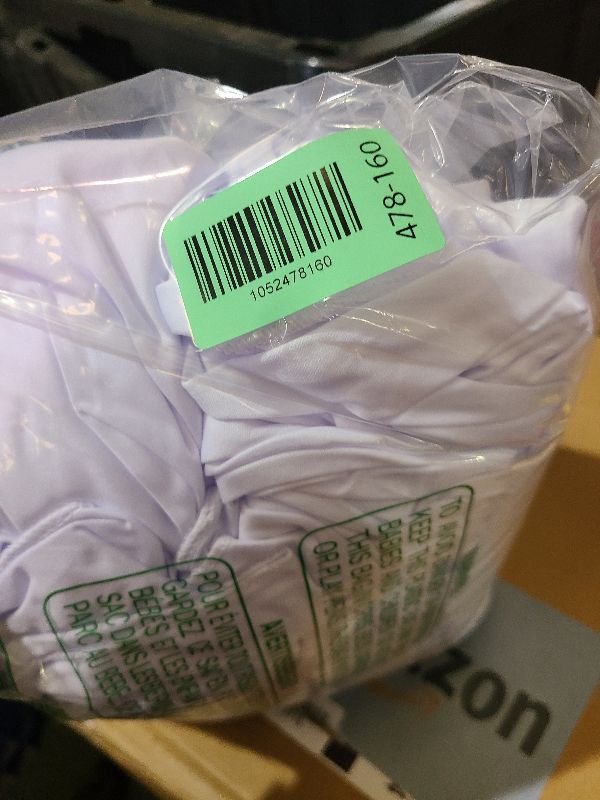 Photo 1 of 10ftx12ft Wrinkle Free White Backdrop Curtain, 2 Panels 12FT Height White Wedding Backdrop Drapes, Silky Polyester Back Drop Cloth for Birthday Photography Background Party Backdrop Draping