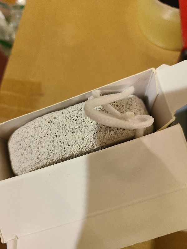 Photo 1 of 2PCS Natural Pumice Stone, Asqraqo Lava Pedicure Tools Hard Skin Callus Remover for Feet and Hands - Foot File Exfoliation to Remove Dead Skin, and Callusess