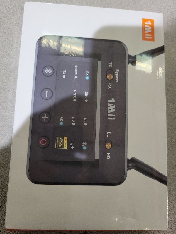 Photo 1 of 1Mii B03Pro Bluetooth 5.3 Transmitter Receiver for Home Stereo TV, HiFi Wireless Audio Adapter with Audiophile DAC & aptX Low Latency/HD/Adaptive, Long Range, Optical RCA AUX 3.5mm Outputs/Inputs