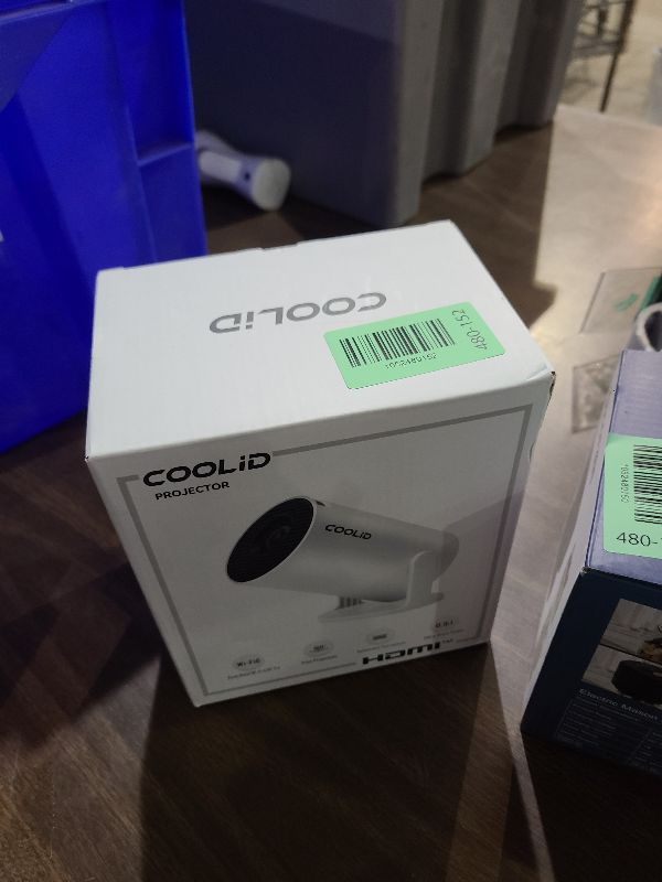 Photo 1 of [Built-in Apps & 2025 Upgraded] Mini Projector Support 4K 1080P Auto Keystone 270° Rotatable with WiFi 6 and Bluetooth 5.4, Projector Portable Compatibile with HDMI/TV Stick/Memory Stick/Laptop-White