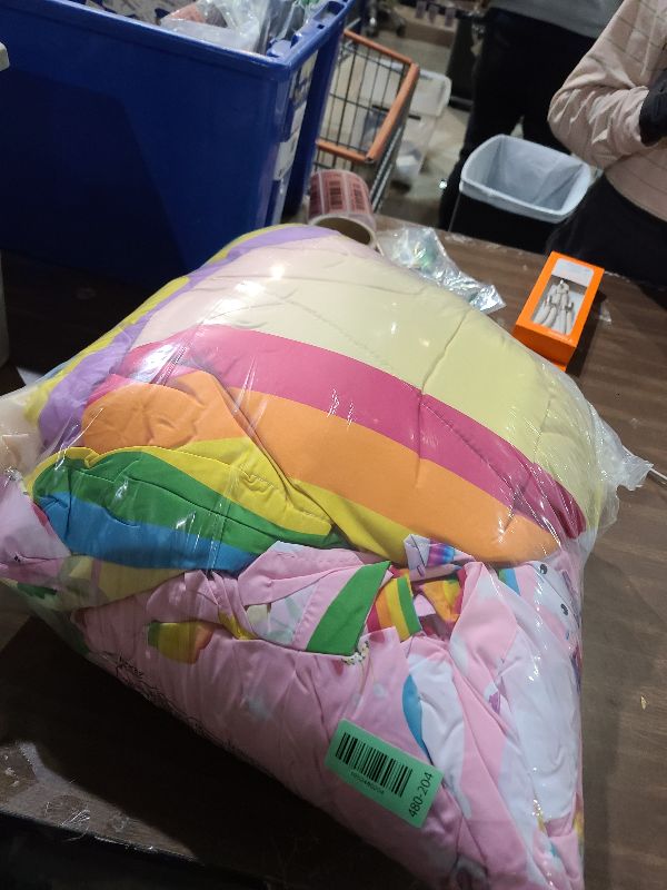 Photo 1 of DreamWorks Gabby's Dollhouse Cakey, MerCat And Pandy Kids Bedding Super Soft Comforter And Sheet Set, 5 Piece Full Size, By Franco.