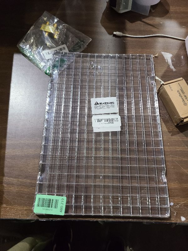 Photo 1 of 2 PCS Cooling Racks for Cooking and Baking, 15x10 Inches Stainless Steel Cooling Rack, Sheet Pan with Wire Rack for Baking Sheet, Bacon Rack Oven Safe Fits Jelly Roll Sheet Pan