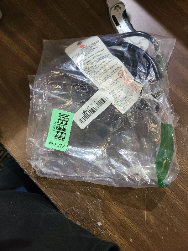 View 2 of 16/3 Black Indoor Outdoor Extension Cord 10 Ft Waterproof, Extension Cord with 3 Prong Grounded Plug,13A 1625W 16AWG SJTW, Flexible Weatherproof Power Cable for Offices, Gardens and Lawns
