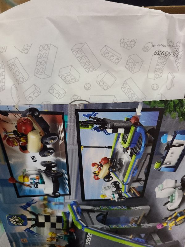 Photo 1 of Lego City No Limits: Race Car Ramp Track Toy - Building Toy for Kids, Boys and Girls, Ages 6+ - Soap Box Car Ramp for Racing with 2 Cars, 4 Minifigures, and Buildable Ramp - Gift Idea - 60460