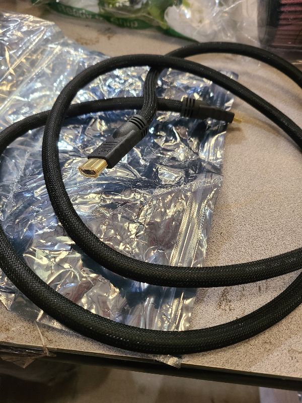 Photo 1 of 2 Metre 6.6 Ft Gold Plated HDMI Cable for X Box 360, PS4, PS3 and Roku TV Box by Mastercables®