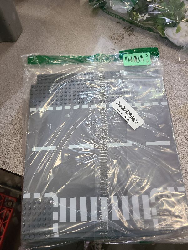 Photo 1 of 12 Pack Road Base Plates for Building, Compatible with Lego Classic Bricks, 10” x 10” Baseplates Fits for Lego Roads, Road Base Plates for City Sets (Attached DIY Stickers)