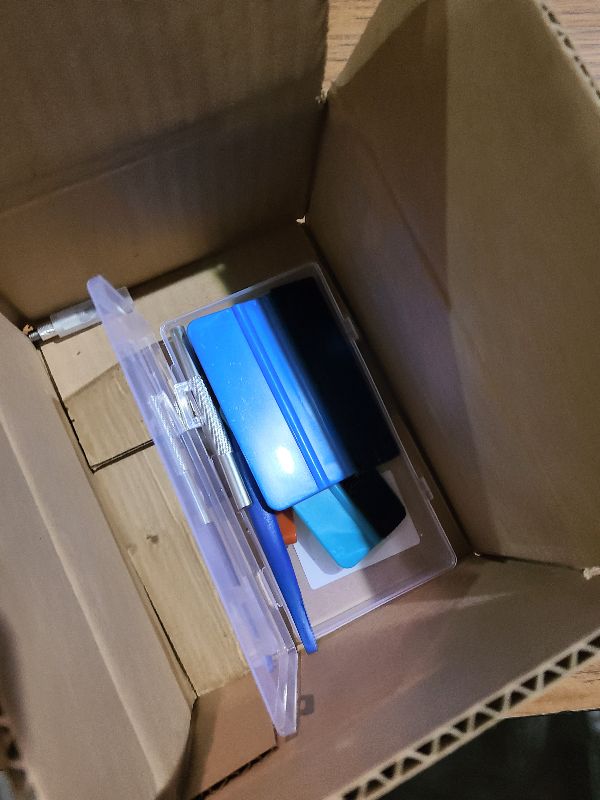 Photo 1 of 10PCS Window Tint Tools Kit, Premium Vinyl Wrap Kit, Easy to Apply Glass & Window Film Application Kit, Vehicle Vinyl Wrap Tools - 2PCS Felt Squeegee & Micro Squeegee & Craft Knife &Edge Trimmer