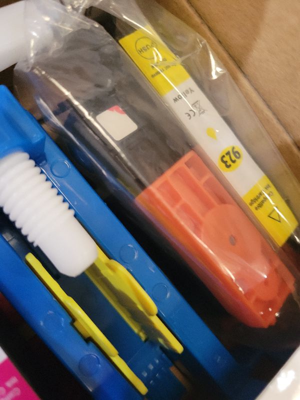 Photo 1 of 923 Ink Cartridges Combo Pack 923XL High Yield Compatible for HP 923 Ink Cartridges Work for OfficeJet Pro 8130e 8135e 8139e 8138e 8120e 8122e 8124e (4 Pack, Black Cyan Magenta Yellow) Without Chip