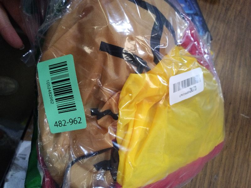 Photo 1 of 4 FT Thanksgiving Inflatables Turkey Decoration, Thanksgiving Blow up Turkey Decor with Built-in LED Lights for Outdoor Lawn Yard Decoration