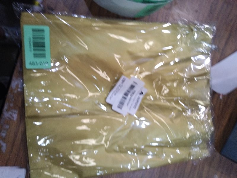 Photo 1 of 100 Sheets Gold Tissue Paper Artdly 12 x 20 Inches Gold Wrapping Paper Bulk for Weddings Birthday DIY Project Wrapping Crafts Decor