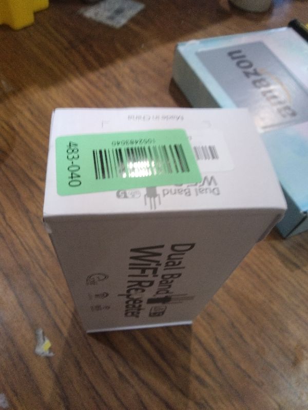 Photo 1 of 12880 Sq.Ft Range WiFi Extender Signal Booster Dual Band 5GHz/2.4GHz, 105-Device Compatibility, Simple Installation, WiFi Extender