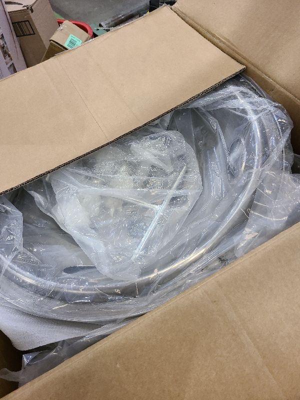 Photo 1 of 17" 8 Lug Wheel Simulators,Stainless Steel,4pcs Front and Rear Wheel Simulators,Hubcaps with Bolt Kit Fit for 2005-2025 Ford F350 Truck