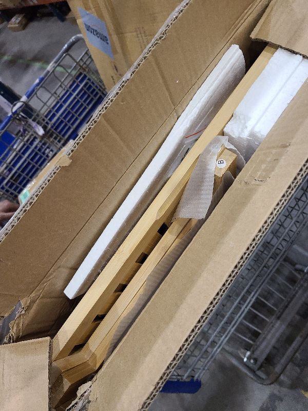 Photo 1 of 2LB Depot Laundry Hamper - 25x20x13-Inch Waterproof Bamboo Laundry Basket with Lid - Clothes Hamper for Clothes, Versatile Storage for Blankets, Toys, Towels - Suitable for Home Organization -110L