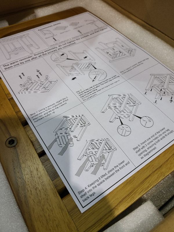 Photo 1 of 14" Compact Teak Shower Stool with Shelf & Handle - Waterproof, Non-Slip Bath Bench for Small Bathrooms/Outdoor Use, 300 lbs Capacity (Patented)
