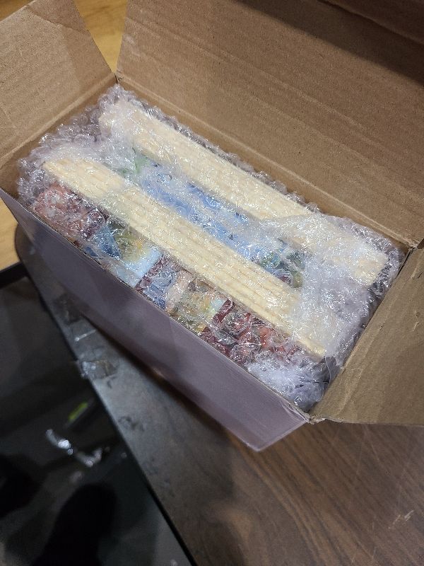 Photo 1 of 16 Patterns Blocks Cube Tile Matching Dementia Activities for Seniors 2 Sets Wooden Large Piece 3D Puzzles Box for Elderly Alzheimers Easy Memory Games for Dementia