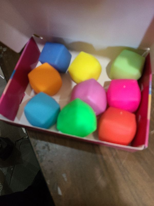 Photo 1 of 12 Pack Slow Rising Stress Cube, Dough Stress Balls Squishy Fidget Toys for Anxiety Relief, Soft Fidget Cube, Pull Stretch Squishy Toys for Classroom Prize, Party Favors for Kids Adults