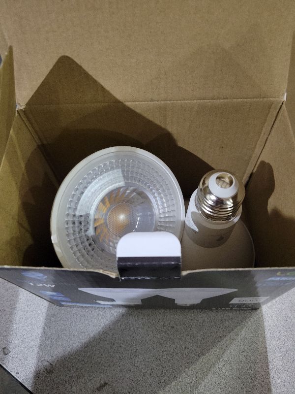 Photo 1 of 2 Pack PAR30 Outdoor LED Flood Light Bulb 12W 100 Watt Equivalent 900 Lumens Dimmable Waterproof E26 3000K Warm White LED Flood Light Bulbs for Security Spotlight Recessed Bulb