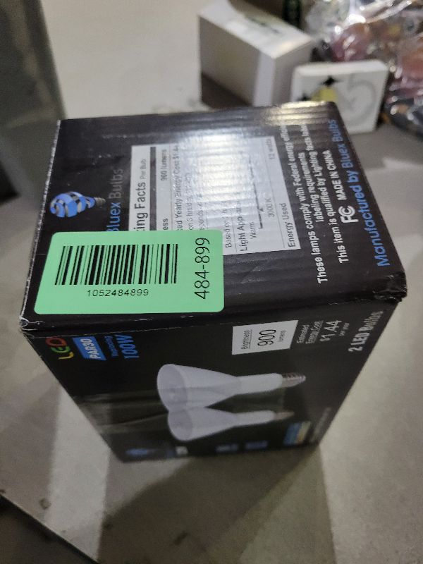 Photo 1 of 2 Pack PAR30 Outdoor LED Flood Light Bulb 12W 100 Watt Equivalent 900 Lumens Dimmable Waterproof E26 3000K Warm White LED Flood Light Bulbs for Security Spotlight Recessed Bulb