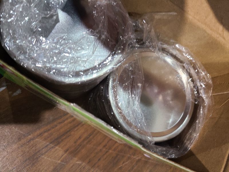Photo 1 of 100-Count, WIDE Mouth Canning Lids for Ball, Kerr Jars - Split-Type Metal Mason Jar Lids for Canning - Food Grade Material, 100% Fit & Airtight for Wide Mouth Jars (86mm)