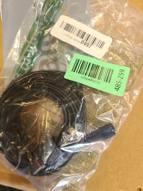 Photo 1 of 19.6FT Extension Cable for Govee Permanent Outdoor Lights, IP68 Waterproof 3-Pin Power Cord, Compatible with H705A H705B H705C H706A H706B H706C, Outdoor Dots String Light Extension Wire
