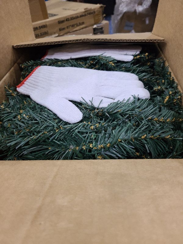 Photo 1 of 2 Pack Pre- Christmas Garland, 9FT Battery Operated Garland with 50 LED Lights, Christmas Lighted Garland for Stair Mantle Indoor Outdoor