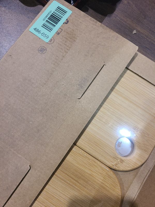 Photo 1 of 2 PCs Berkvee Small FSC-CERTIFIED Bamboo Wood Cutting Board Set – Mini Lightweight Wooden Cutting Board- BPA Free