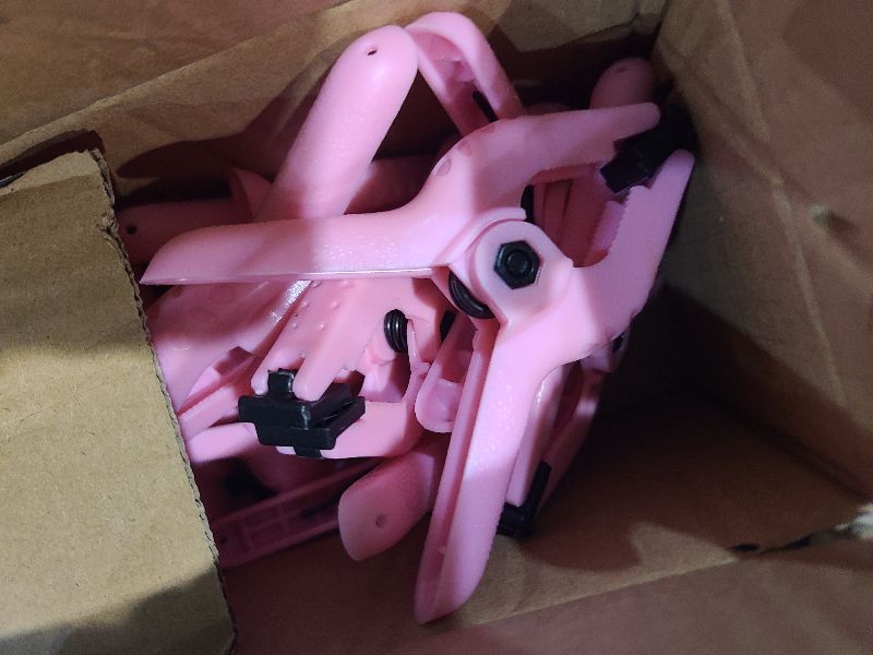 Photo 1 of 12 Pack 3.5 inch Plastic Spring Clamps, Pink Heavy Duty Spring Clips Clamps for Crafts, Backdrop Stand, Woodworking, Photography Studios, Home Improvement