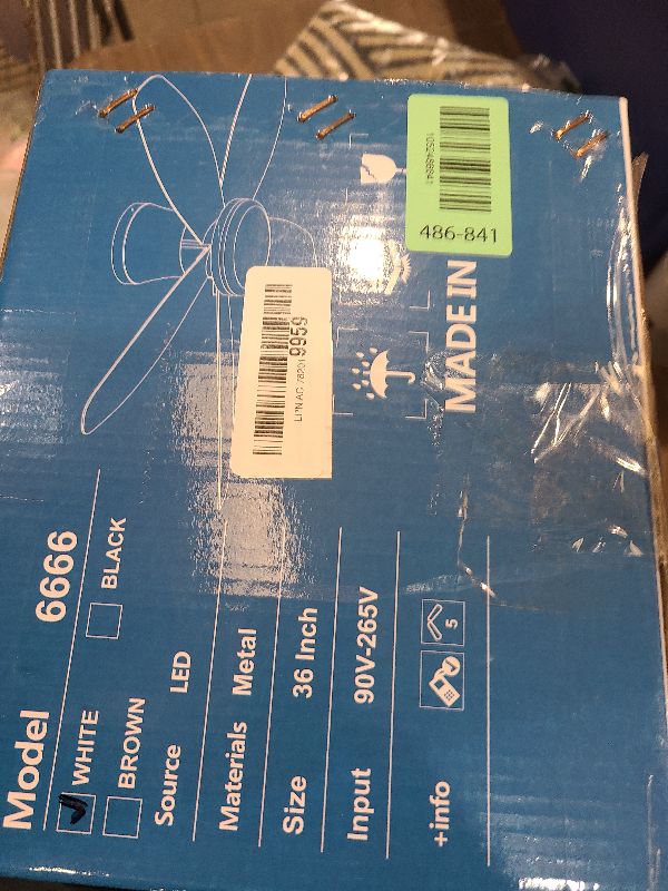 Photo 1 of Surtime Ceiling Fans with Lights-36 Low Profile Ceiling Fan with Light and Remote/APP Control,Flush Mount,DC Reversible,LED Dimmable Modern Ceiling Fans for Bedroom,Indoor/Outdoor Patio Use(White)