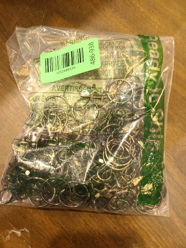 Photo 1 of 120PCS Premium Swivel Lanyard Snap Hook with Key Rings, Metal Keychain Hooks for Jewelry Making, Crafts (Gun Black)