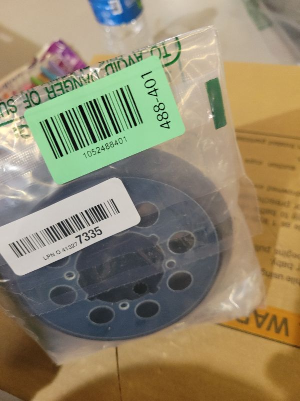 Photo 1 of 2 Pack 5 inch 8 Hole Hook and Loop Replacement Sanding Pad for DeWalt DWE64233 & N329079 Compatible with DWE6423/6423K, DWE6421/6421K, DWE6421-B2, DWE6421-B3, DWE6421-BR, DCW210B (2 Packs)