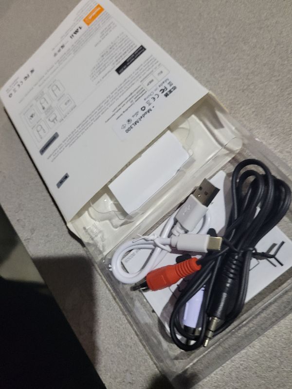 Photo 1 of 1Mii Bluetooth Transmitter Receiver for TV/Airplane to Headphones, Bluetooth 5.3 AUX/RCA Audio Adapter with AptX Adaptive/Low Latency/HD Audio, Dual Link, Wireless Receiver for Home Stereo, Boat, Gym