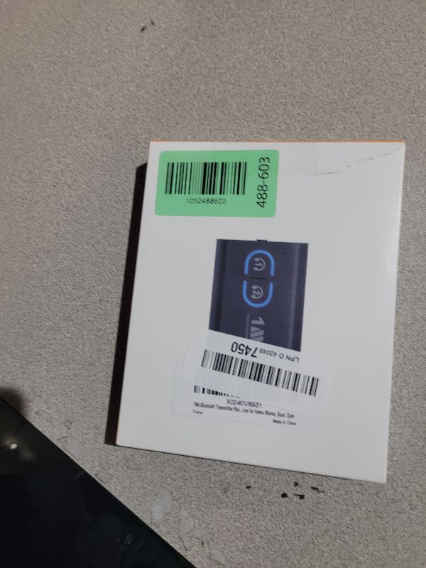 Photo 1 of 1Mii Bluetooth Transmitter Receiver for TV/Airplane to Headphones, Bluetooth 5.3 AUX/RCA Audio Adapter with AptX Adaptive/Low Latency/HD Audio, Dual Link, Wireless Receiver for Home Stereo, Boat, Gym