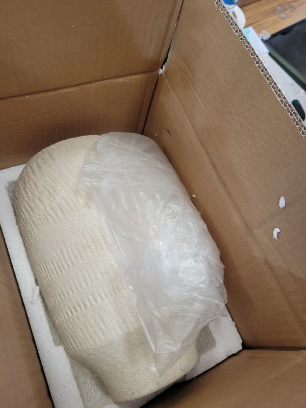 Photo 1 of 11" Rustic Ceramic Vase with Irregular Flutes Texture & Sand-Grain Surface, Antique Vase for Pampas & Vibrant Flowers, Warm-Toned Style, Beige White