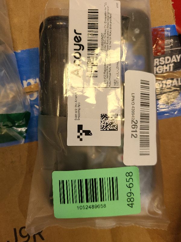 Photo 1 of (Pack of 2) Replacement Remote Control Only for Roku TV, Compatible for TCL Roku/Hisense Roku/Onn Roku/Sharp Roku/Element Roku/Westinghouse Roku/Philips Roku Smart TVs (Not for Roku Stick and Box)