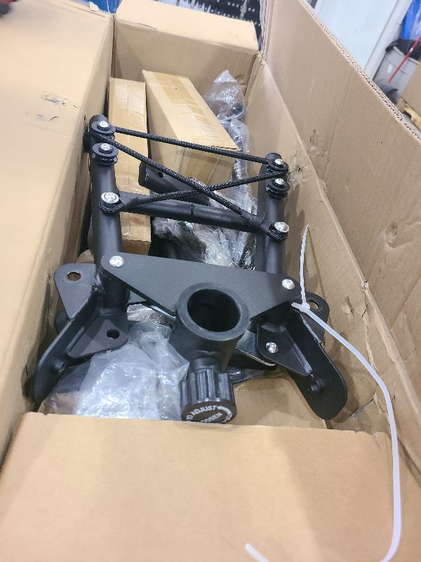 Photo 1 of 2-in-1 Hip Abductor and Adductor Machine, Inner and Outer Thigh Exercise Equipment, Leg Workout Machine for Home Gym (Red)